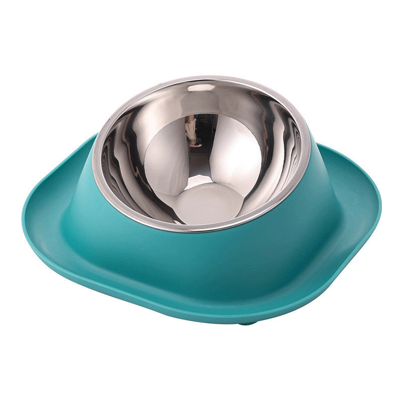 Anti-Ant Stainless Cat Bowl with Tilt Design