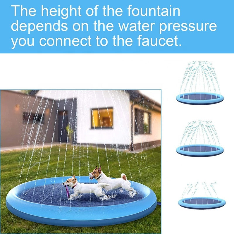 Pet Sprinkler Pool Pad for Fun Water Play