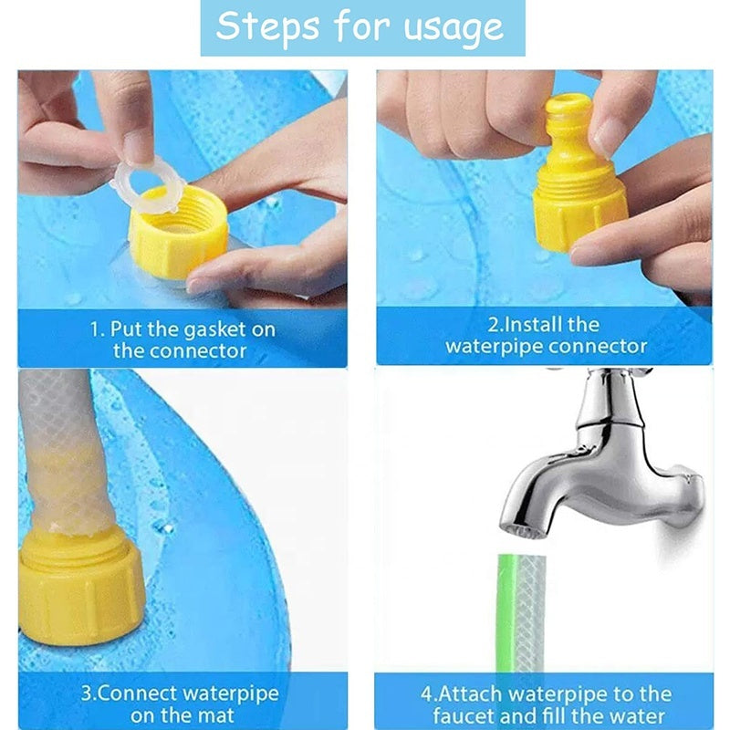 Pet Sprinkler Pool Pad for Fun Water Play