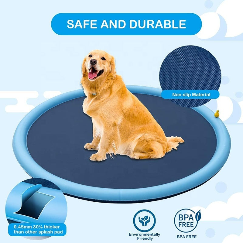 Pet Sprinkler Pool Pad for Fun Water Play