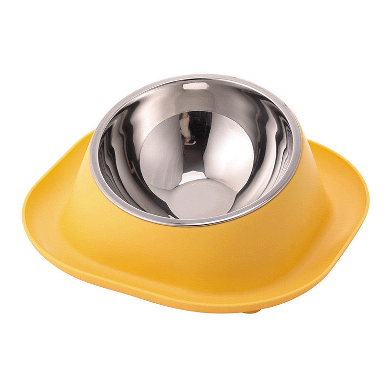 Anti-Ant Stainless Cat Bowl with Tilt Design