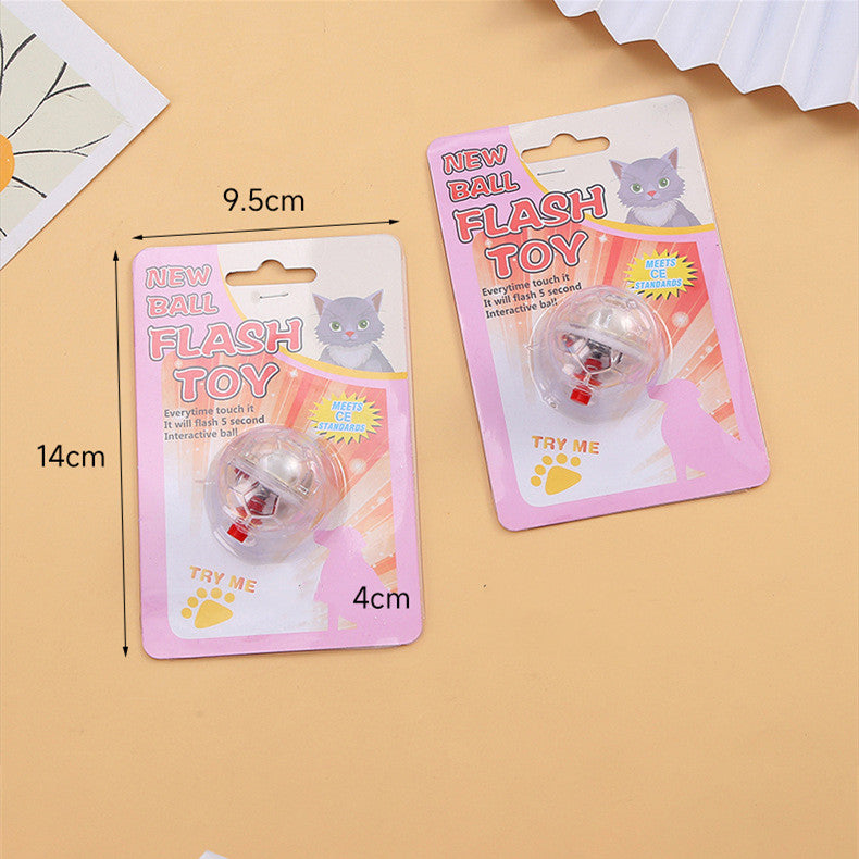 Glowing Transparent Pet Toy Ball for Happy Active Pets